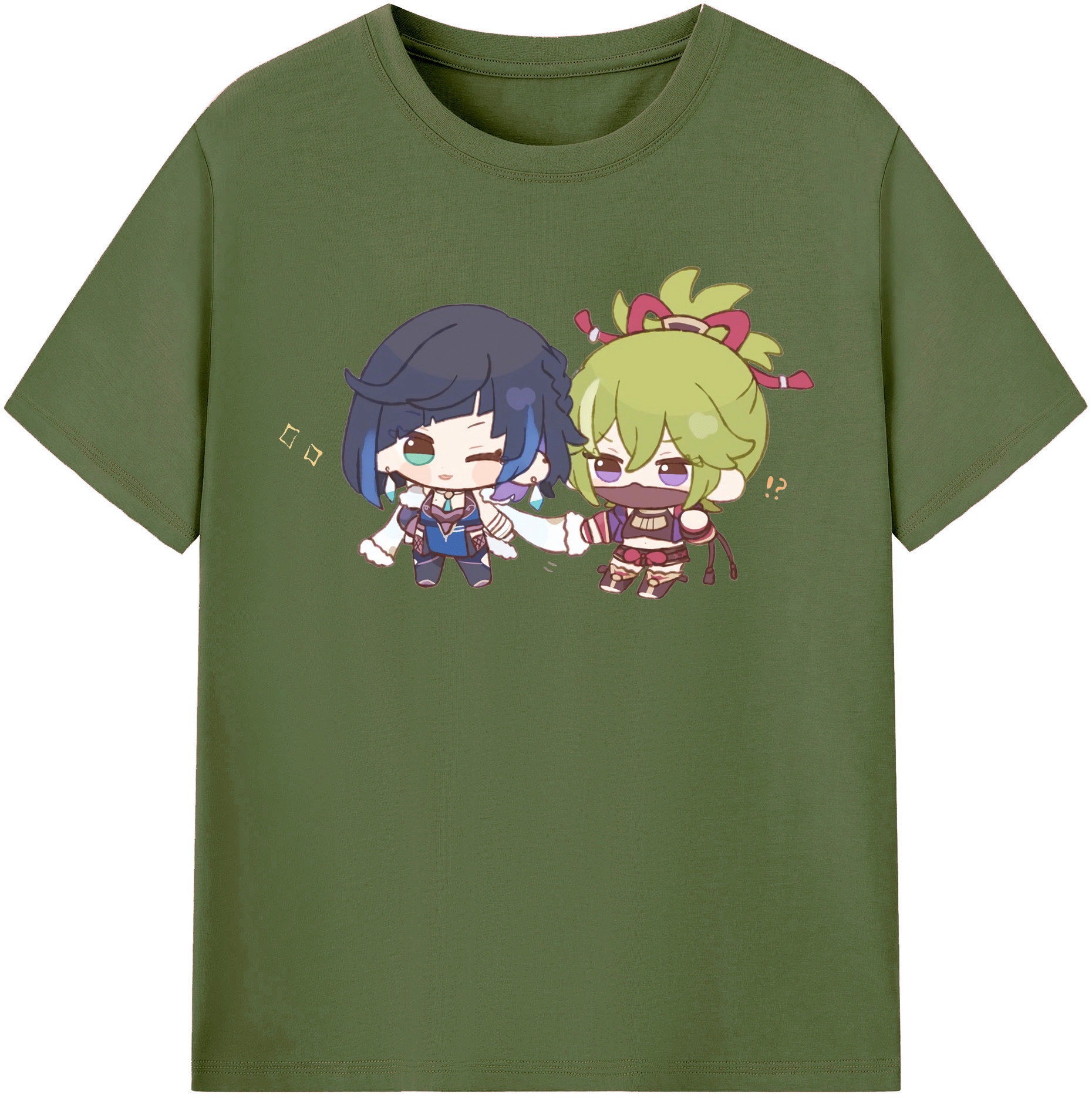 げんし神  久岐忍 くき しのぶ genshin Kuki Shinobu 綿100％半袖Tシャツ（フロントプリント）